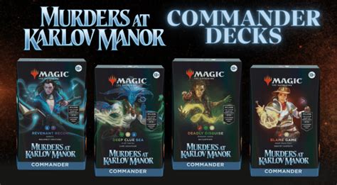 Murders at karlov manor commander decks. Things To Know About Murders at karlov manor commander decks. 